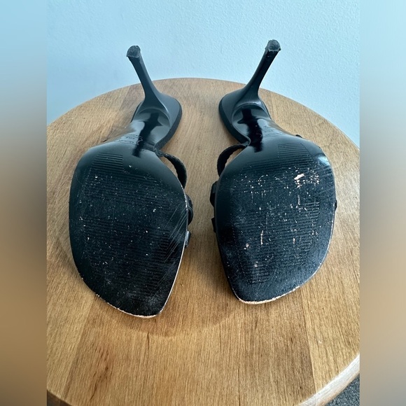 Stuart  Black Heeled Sandals - Picture 11 of 11